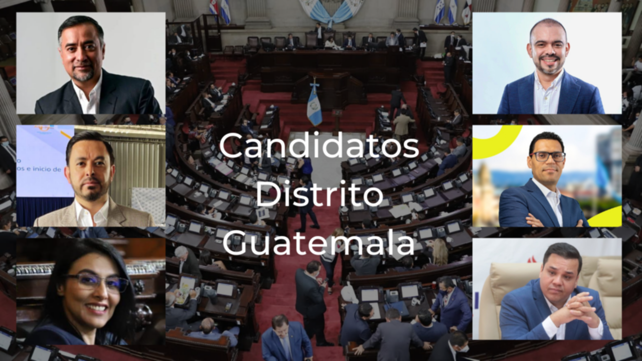 Cuántos diputados se eligen y quiénes son los candidatos por el Distrito de  Guatemala