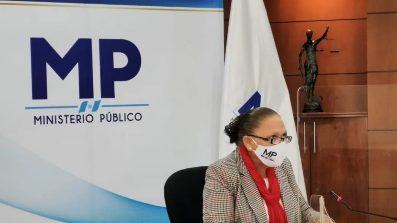 Consuelo Porras, jefa del Ministerio PÃºblico. Foto: AFP.