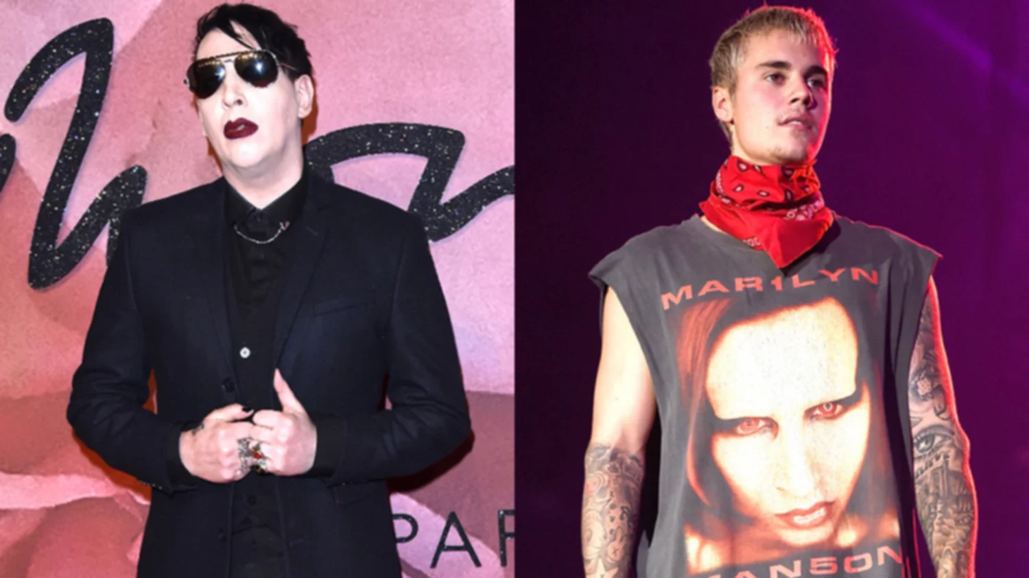 Marilyn Manson: [Justin Bieber] “Fue un verdadero pedazo de…”